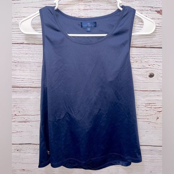 Simply Southern Blue Scalloped Tank Top - Picture 1 of 5